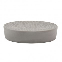 MSV Porte Savon Céramique FIDJI Gris