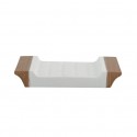 Porte Savon Polyrésine FJORA Beige & Blanc MSV MSV