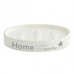 Porte Savon Céramique HOME Blanc MSV MSV