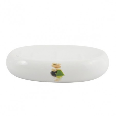Porte Savon Céramique JAVA LINGGA Blanc MSV MSV