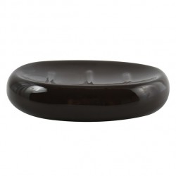 Porte Savon Céramique JAVA Noir MSV MSV