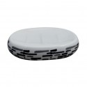 Porte Savon Céramique JAVA LOFT Gris Anthracite MSV MSV