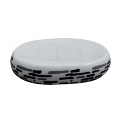Porte Savon Céramique JAVA LOFT Gris Anthracite MSV MSV