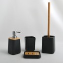 MSV Porte savon PS & Bambou KAMLA Noir MSV