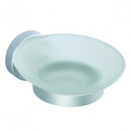 Porte Savon Aluminuim LUGANO Transparent MSV MSV