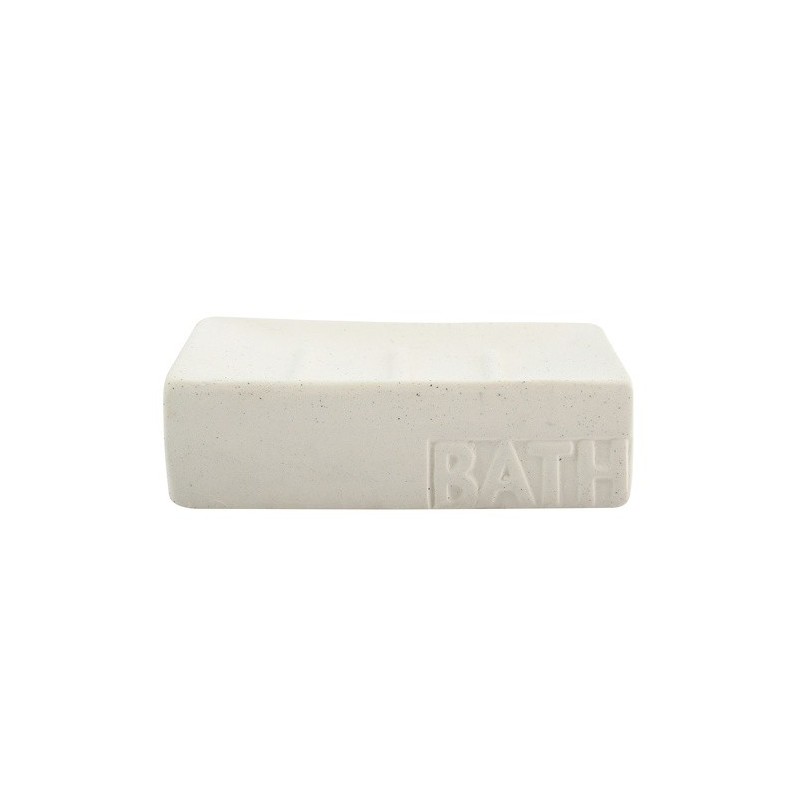 spirella Porte Savon Céramique KOH TAO Blanc MSV