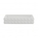 Porte Savon Polyrésine Kubik Blanc MSV MSV