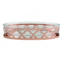 Porte Savon Verre & Acier LAYLA  Cuivré MSV MSV