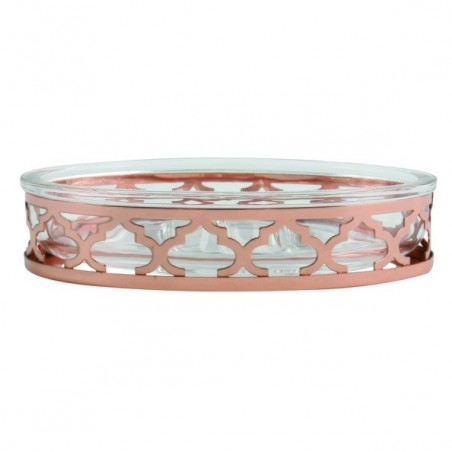 Porte Savon Verre & Acier LAYLA  Cuivré MSV MSV