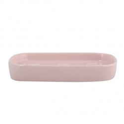 Porte Savon Céramique LOUISE Rose Pastel MSV MSV