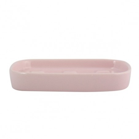 Porte Savon Céramique LOUISE Rose Pastel MSV MSV