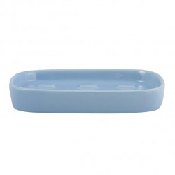 Porte Savon Céramique LOUISE Bleu Pastel MSV MSV