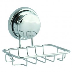 MSV Porte Savon Avec Mega Ventouse métal chromé Gris MSV
