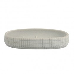 Porte Savon Polyrésine NORDEN Gris Clair MSV MSV
