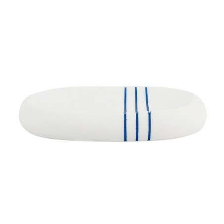 Porte Savon Polyrésine PACCO Blanc & Bleu MSV MSV