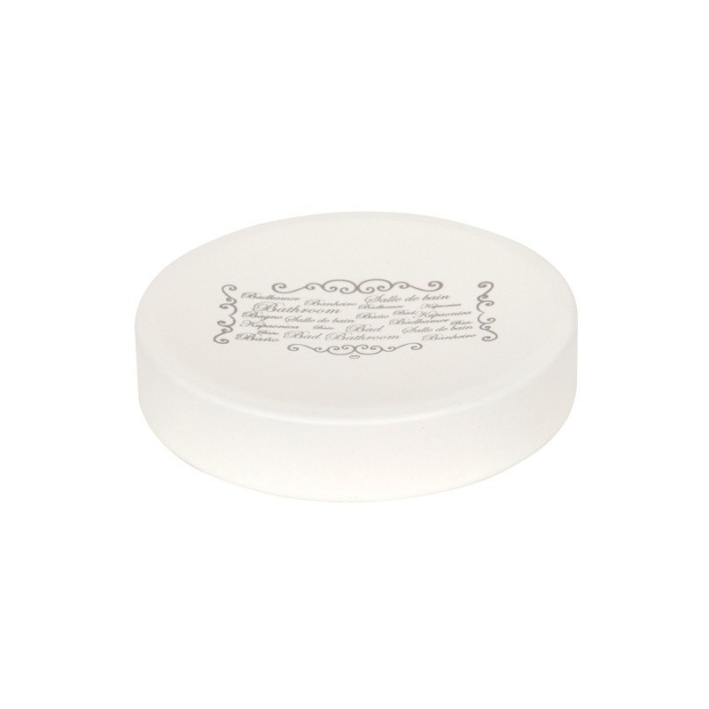 MSV Porte Savon Acier CHARME Creme MSV