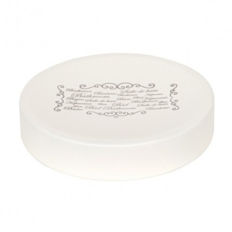 MSV Porte Savon Métal CHARME Creme MSV