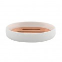Porte Savon PS PRETTY Cuivré & Blanc MSV MSV