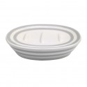 MSV Porte Savon Céramique SEAUVILLE Gris MSV