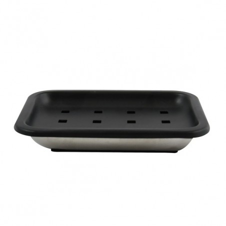 Porte Savon Acier Inox STENDAL Noir & Blanc MSV MSV