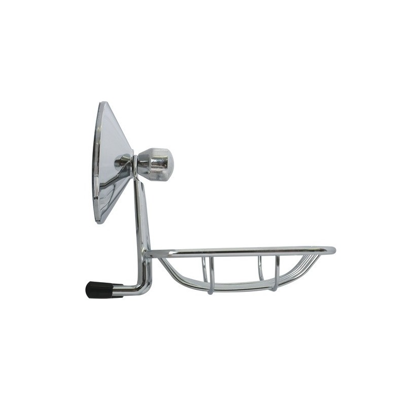 MSV Porte Savon Acier SUPER VENTOUSES Chromé MSV