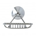MSV Porte Savon Acier SUPER VENTOUSES Chromé MSV