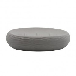 Porte Savon Céramique WAVE Gris MSV MSV