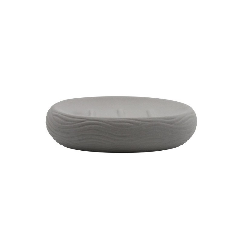 MSV Porte Savon Céramique WAVE Gris MSV