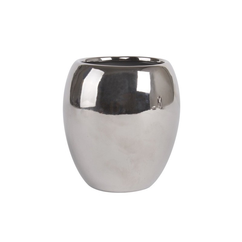 MSV Vaso cerámica DAKHLA Plata MSV