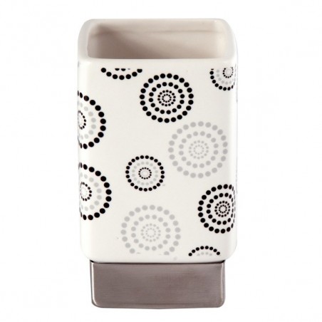 Gobelet Céramique DOTS Gris & Blanc MSV MSV