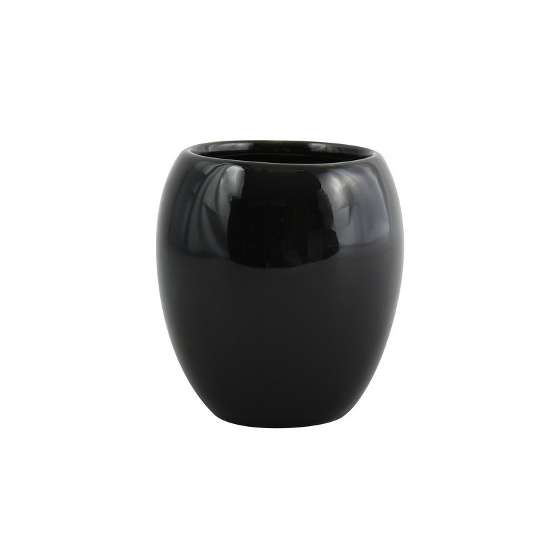 MSV Vaso cerámica JAVA Negro MSV