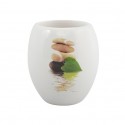 MSV Vaso cerámica JAVA LINGGA Blanco MSV