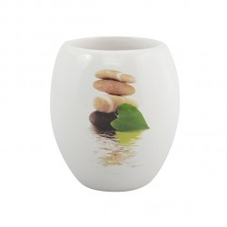 MSV Vaso cerámica JAVA LINGGA Blanco MSV