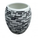MSV Vaso cerámica JAVA LOFT Gris Antracita MSV