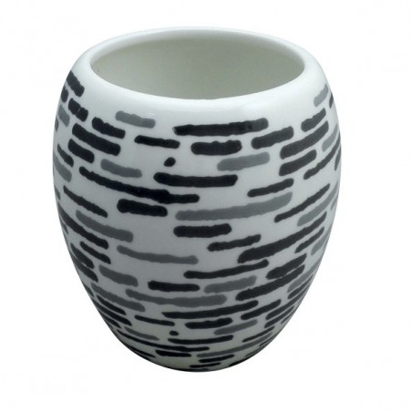 MSV Vaso cerámica JAVA LOFT Gris Antracita MSV