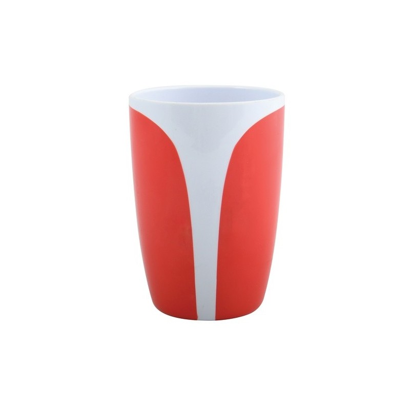 spirella Gobelet en Plastique KANDY Rouge MSV