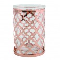 MSV Vaso de Vidrio y acero Cromado LAYLA Cobre MSV