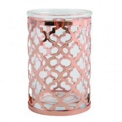 MSV Vaso de Vidrio y acero Cromado LAYLA Cobre MSV