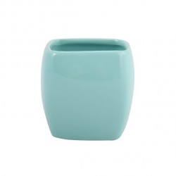 MSV Vaso cerámica LOUISE Verde Pastel MSV