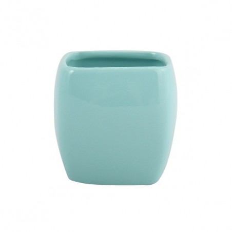 MSV Vaso cerámica LOUISE Verde Pastel MSV