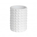 MSV Vaso poliresina MOSAIK Blanco MSV