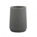 MSV Vaso de poliresina NORDEN Gris oscuro MSV
