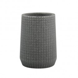 MSV Vaso de poliresina NORDEN Gris oscuro MSV