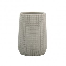 MSV Vaso de poliresina NORDEN Gris claro MSV