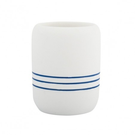 Gobelet Polyrésine PACCO Blanc & Bleu MSV MSV