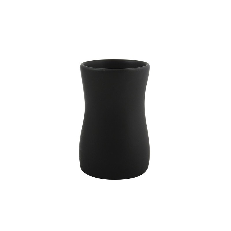 spirella Gobelet Céramique PALMA Noir MSV