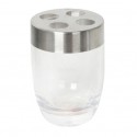 MSV Gobelet PS & Inox PAPEETE Transparent & Gris MSV