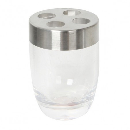 MSV Cup PS & Inox PAPEETE Transparent & Grau MSV