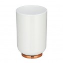 MSV Vaso PS PRETTY Cobre y Blanco MSV