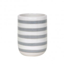 MSV Vaso cerámica SEAUVILLE Gris MSV